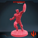 Captain America - Sculpt D Marvel MCP-compatible 40mm resin proxy miniature by Trident Miniatures - product image 2