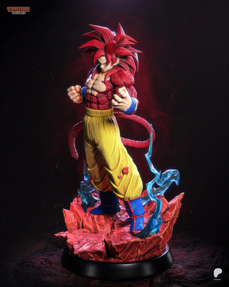 Goku SSJ4 Resin Statue & Bust - Full Size view 2