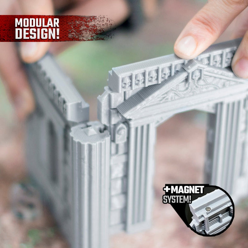 The Last Temples 3D printed terrain view 2