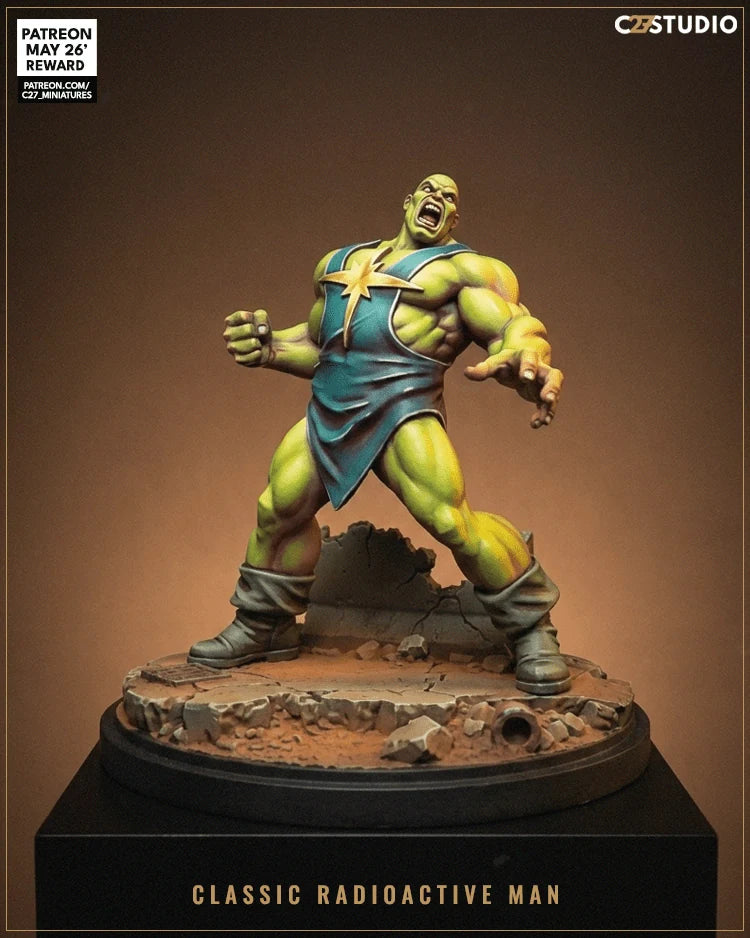 Radioactive Man (Silver Age) Marvel MCP-compatible resin miniature by C27 Studios - product image 2