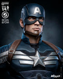 Captain America Winter Soldier Portrait Bust resin bust kit view 2