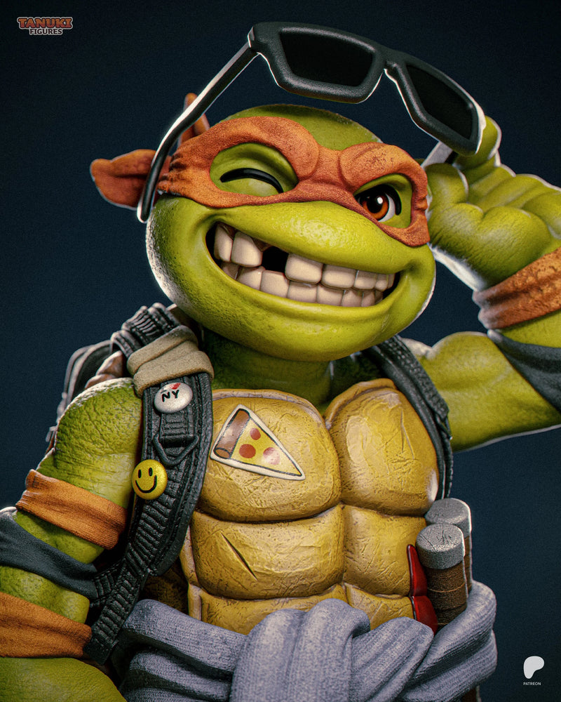 Michelangelo Toon Resin Figure - Toon view 2