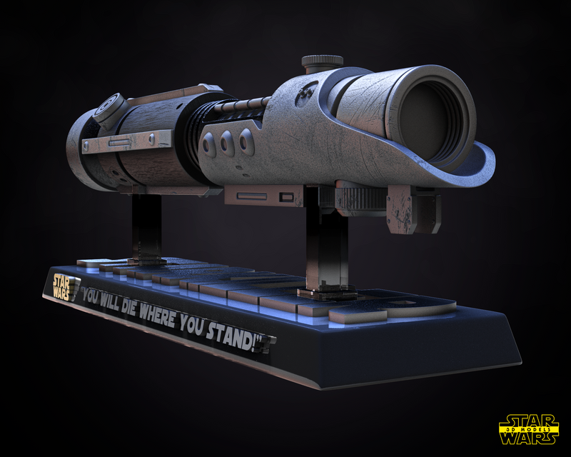Starkiller Lightsaber Sculpture