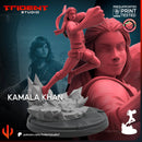 Kamala Khan Marvel MCP-compatible 40mm resin proxy miniature by Trident Miniatures - product image 2