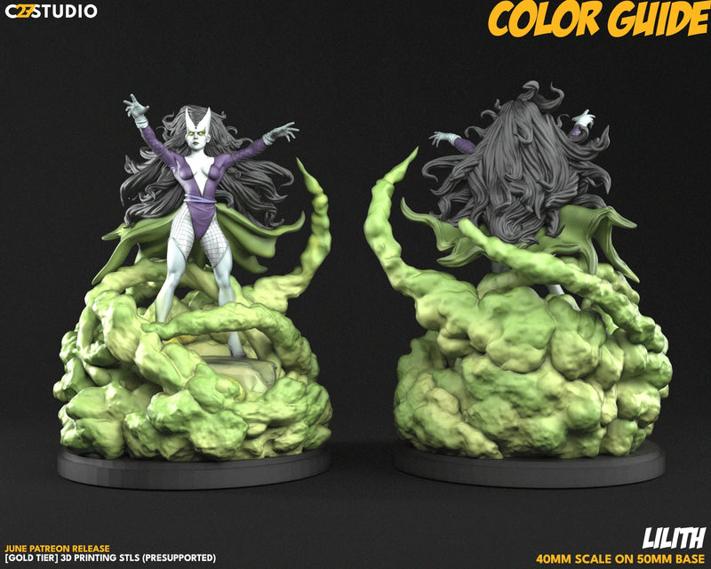 Lilith Marvel MCP-compatible resin miniature by C27 Studios - product image 2