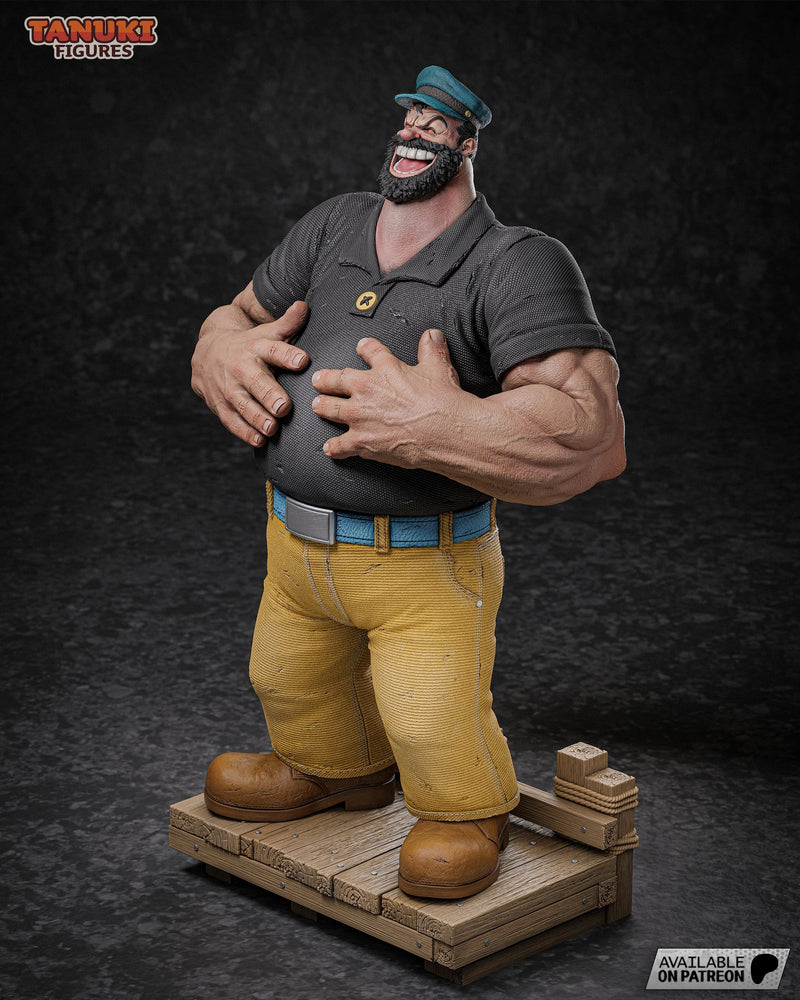 Bluto Resin Statue & Bust - Full Size view 2