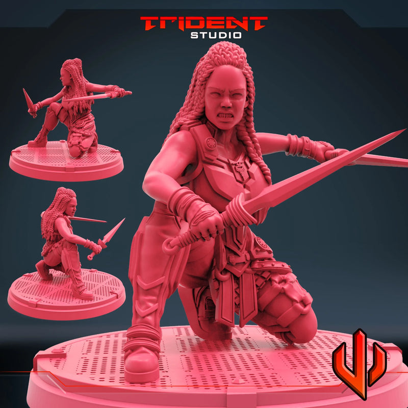 Valkyrie - Sculpt C Marvel MCP-compatible 40mm resin proxy miniature by Trident Miniatures - product image 2
