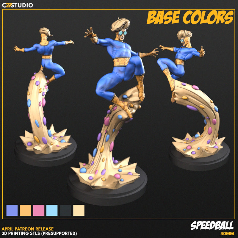Speedball Marvel MCP-compatible resin miniature by C27 Studios - product image 2