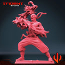 Iron Fist - Sculpt B Marvel MCP-compatible 40mm resin proxy miniature by Trident Miniatures - product image 2