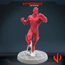 Captain Britain Marvel MCP-compatible 40mm resin proxy miniature by Trident Miniatures - product image 2