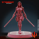 Black Widow 2021 - Sculpt B Marvel MCP-compatible 40mm resin proxy miniature by Trident Miniatures - product image 2