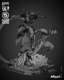 Deadpool and Wolverine Diorama Sculpture resin diorama kit view 2