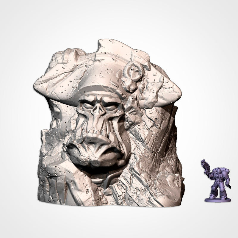 Orcish Monuments II 3D printed terrain view 2
