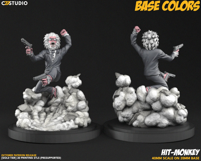 Hit-Monkey Marvel MCP-compatible resin miniature by C27 Studios - product image 2