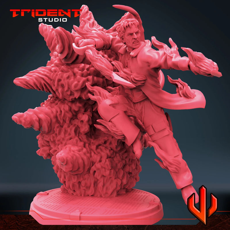 Nightcrawler Marvel MCP-compatible 40mm resin proxy miniature by Trident Miniatures - product image 2
