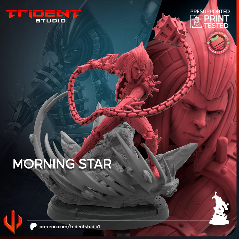 Morning Star Marvel MCP-compatible 40mm resin proxy miniature by Trident Miniatures - product image 2