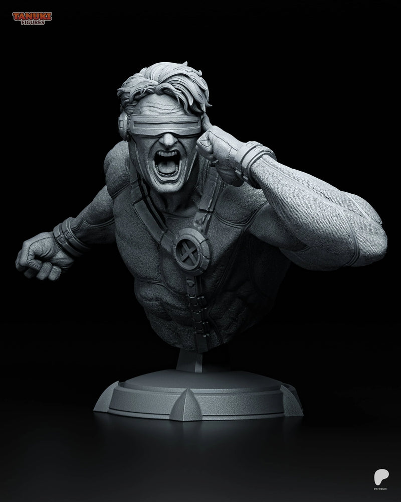 Cyclops Resin Statue & Bust - Bust view 2
