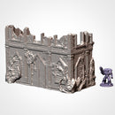 Infected Ruins GW 10th 3D printed terrain view 2