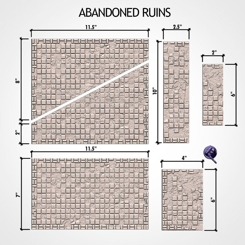 Layouts (Templates) 11th 3D printed terrain view 2