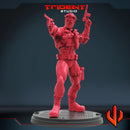 Classic Nick Fury Marvel MCP-compatible 40mm resin proxy miniature by Trident Miniatures - product image 2