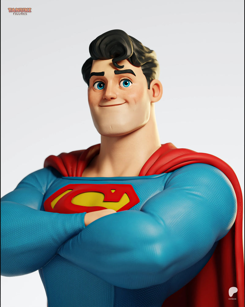 Classic Superman Toon Resin Figure - Toon view 2