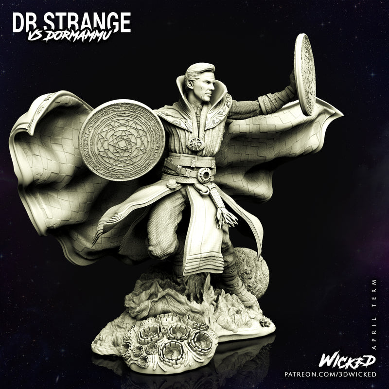Doctor Strange Sculpture resin statue kit view 2