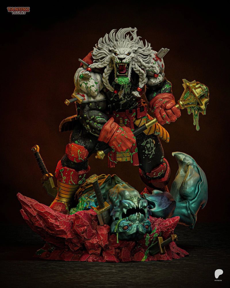 Battle Beast Resin Statue & Bust - Full Size view 2