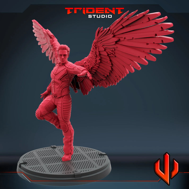Angel X-Men 2000 Movie Marvel MCP-compatible 40mm resin proxy miniature by Trident Miniatures - product image 2