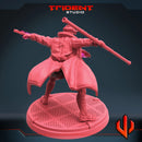 Gambit - Sculpt A Marvel MCP-compatible 40mm resin proxy miniature by Trident Miniatures - product image 2
