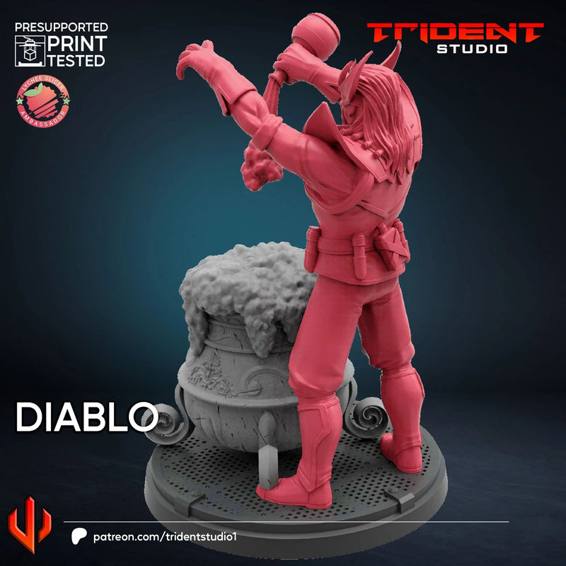 Diablo Marvel MCP-compatible 40mm resin proxy miniature by Trident Miniatures - product image 2