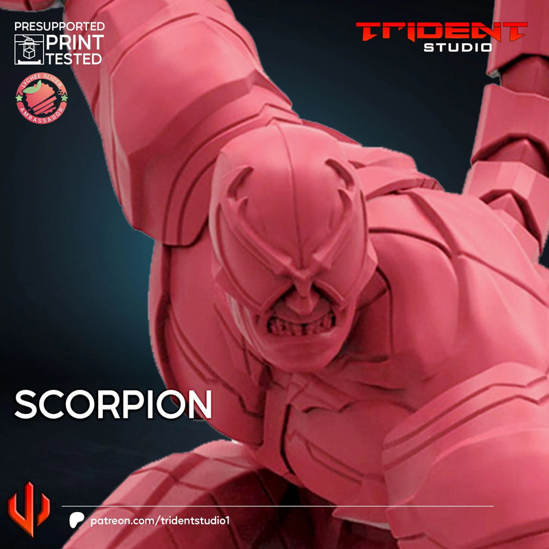 Scorpion Marvel MCP-compatible 40mm resin proxy miniature by Trident Miniatures - product image 2