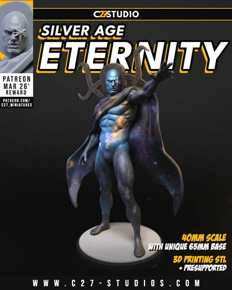 Eternity Marvel MCP-compatible resin miniature by C27 Studios - product image 2