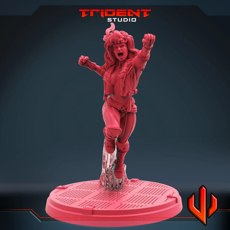 Rogue Marvel MCP-compatible 40mm resin proxy miniature by Trident Miniatures - product image 2