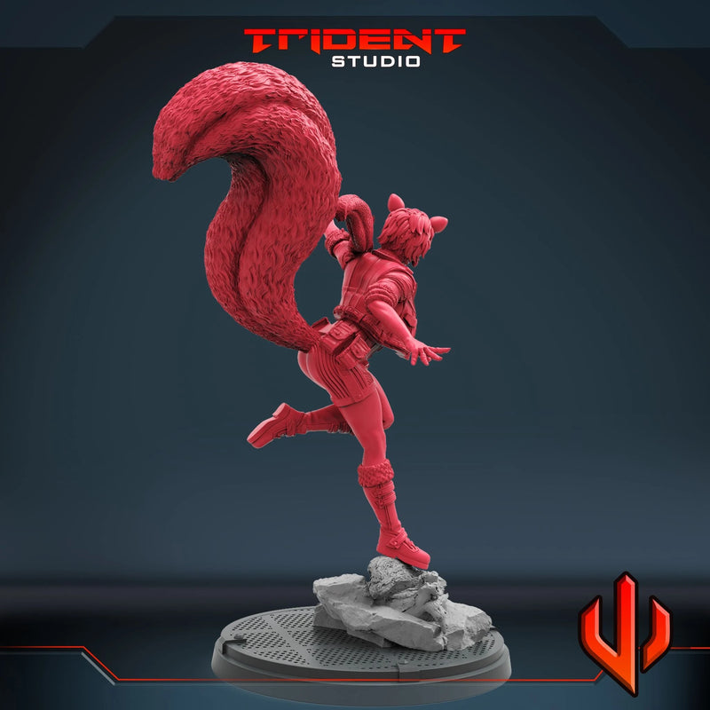 Squirrel Girl Marvel MCP-compatible 40mm resin proxy miniature by Trident Miniatures - product image 2