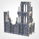 Cathedral Ruins 01 3D printed terrain view 2