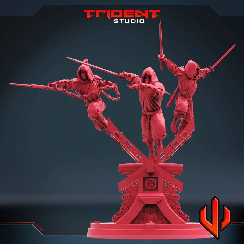 Hand Ninjas Marvel MCP-compatible 40mm resin proxy miniature by Trident Miniatures - product image 2