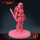 Black Widow Multiverse - Sculpt B Marvel MCP-compatible 40mm resin proxy miniature by Trident Miniatures - product image 2