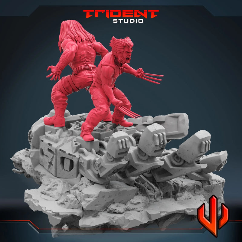 Brothers Forever Marvel MCP-compatible 40mm resin proxy miniature by Trident Miniatures - product image 2