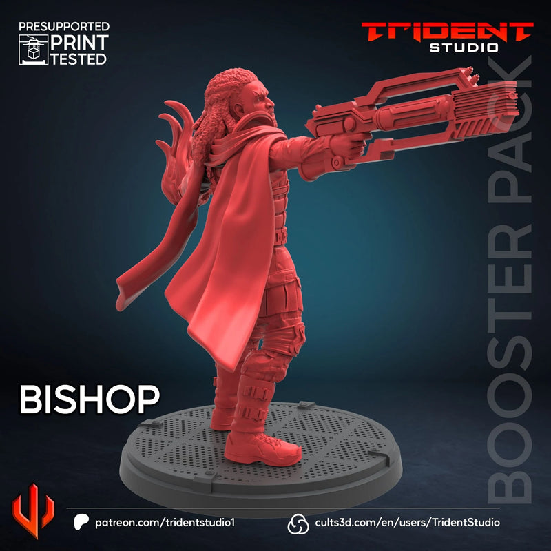 Bishop X-Men Days Of Future Past Marvel MCP-compatible 40mm resin proxy miniature by Trident Miniatures - product image 2