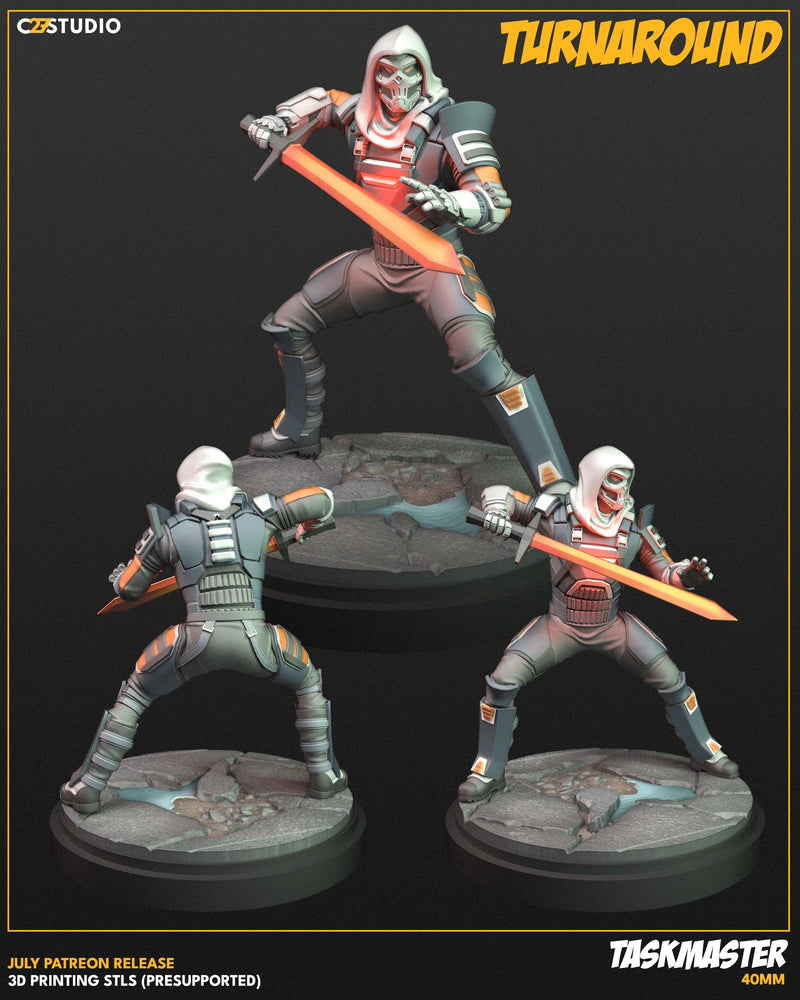 Taskmaster (Jul 2025 Sculpt) Marvel MCP-compatible resin miniature by C27 Studios - product image 2