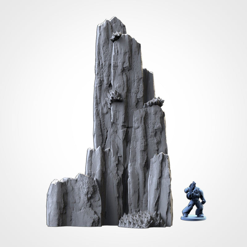 High Mountains 3D printed terrain view 2