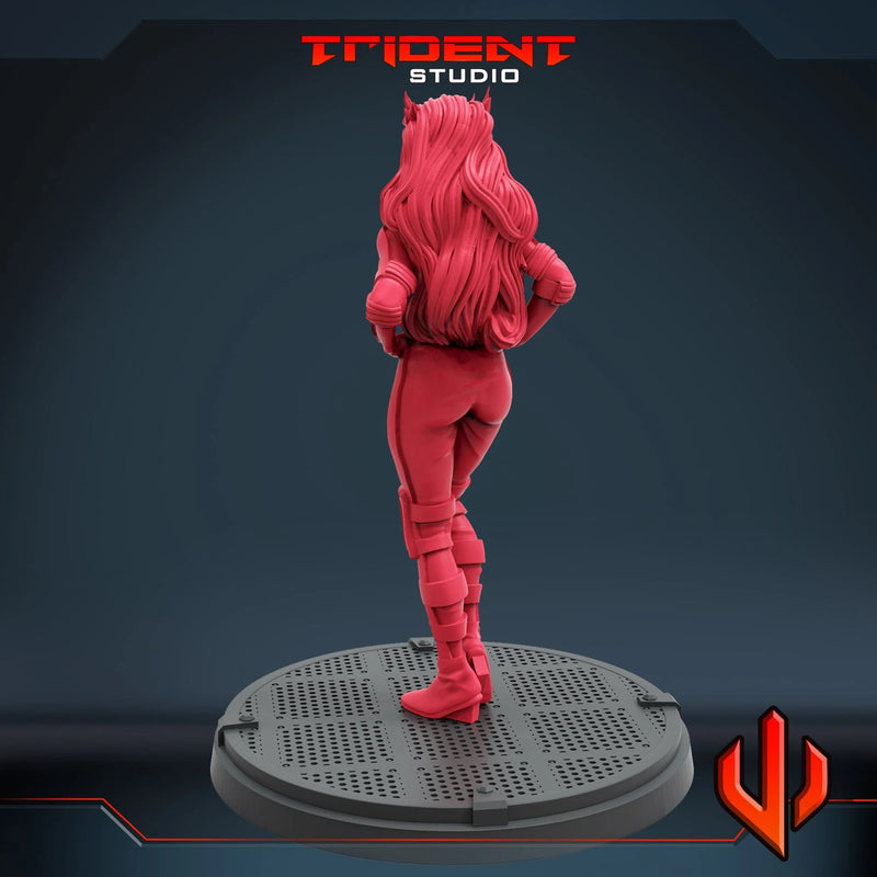 Black Racer DC Comics MCP-compatible 40mm resin proxy miniature by Trident Miniatures - product image 2