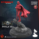 Phyla Vell Marvel MCP-compatible 40mm resin proxy miniature by Trident Miniatures - product image 2