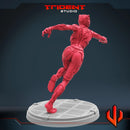 Black Panther Shuri - Sculpt B Marvel MCP-compatible 40mm resin proxy miniature by Trident Miniatures - product image 2