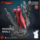 Magneto Rivals Marvel MCP-compatible 40mm resin proxy miniature by Trident Miniatures - product image 2