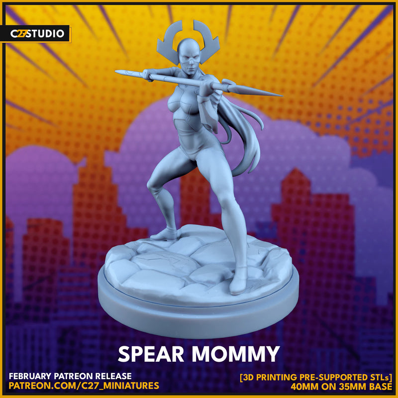 Proxima Midnight Marvel MCP-compatible resin miniature by C27 Studios - product image 2