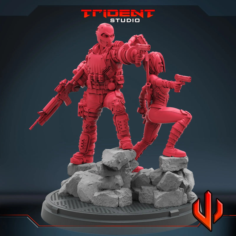 Sin And Crossbones Marvel MCP-compatible 40mm resin proxy miniature by Trident Miniatures - product image 2