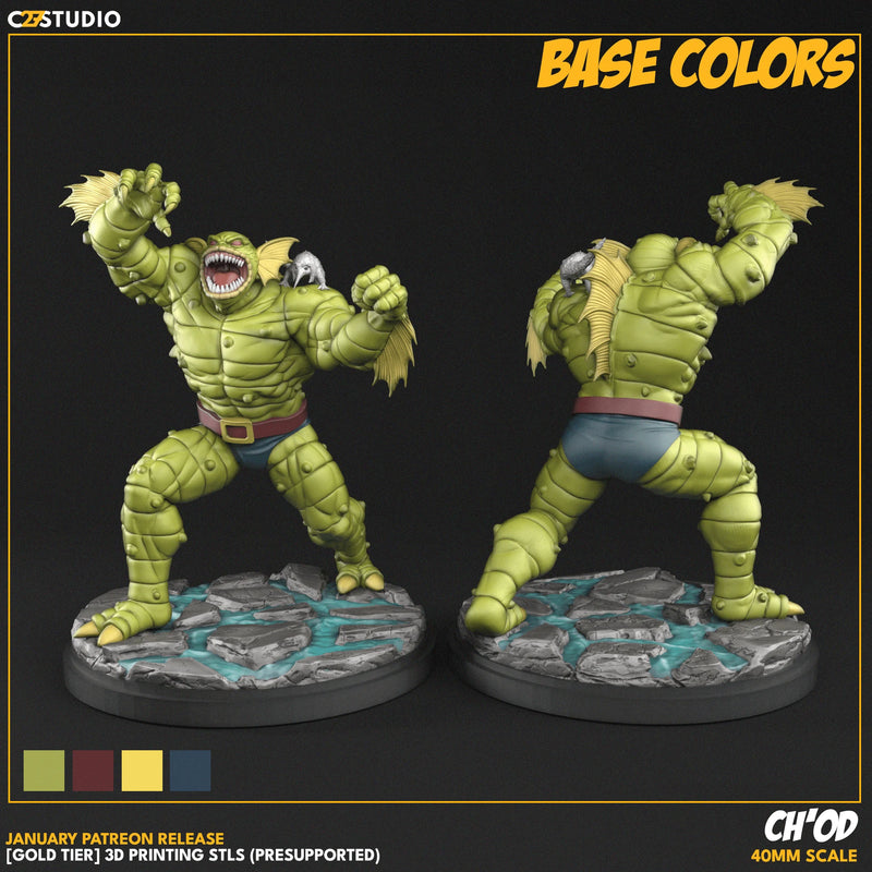 Cho'd Marvel MCP-compatible resin miniature by C27 Studios - product image 2