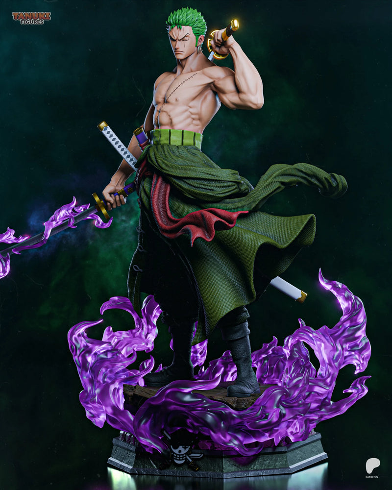 Zoro Resin Statue & Bust - Full Size view 2