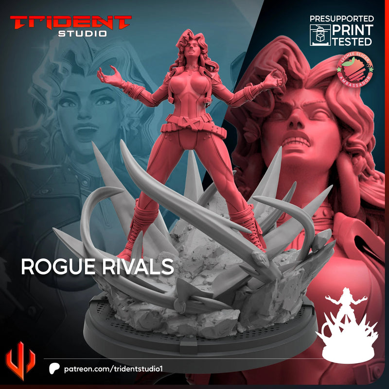 Rogue Rivals Marvel MCP-compatible 40mm resin proxy miniature by Trident Miniatures - product image 2
